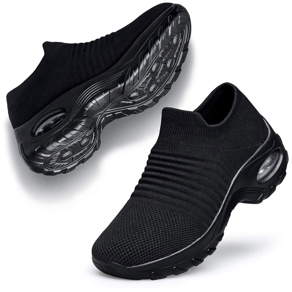 Belilent Womens Walking Shoes Slip on Sneaker NEW